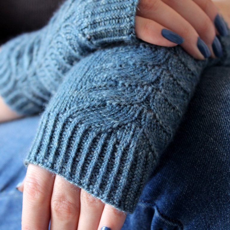 Fingerless Mitts - Liz Corke Knits