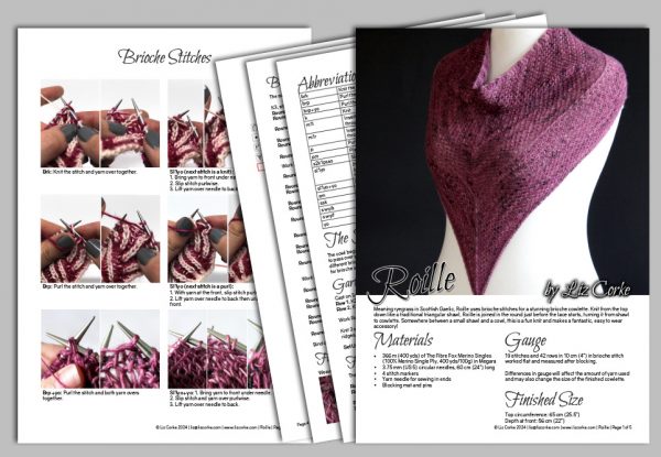 A spread of the pages in the Roille pdf